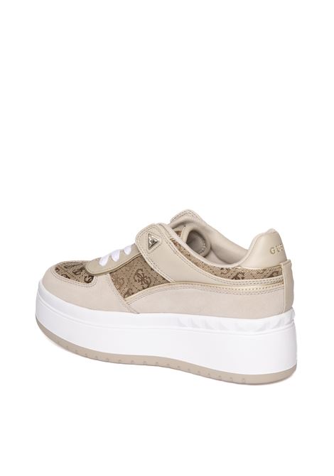 Beige ridge sneaker GUESS | FLPR2D FAL12RIDGEE2-BEI/BR